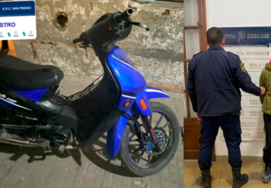 Recuperaron una motocicleta robada y aprehendieron a un joven de 20 años