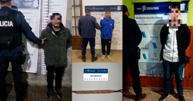 Arma blanca, marihuana y disturbios en la vía pública: tres aprehendidos en distintos procedimientos