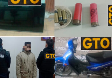 Allanamiento por un robo: recuperaron un televisor, secuestraron una moto y detuvieron a un sospechoso