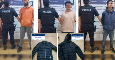 Aprehendieron a tres hombres por robarle dos camperas a una mujer de 66 años