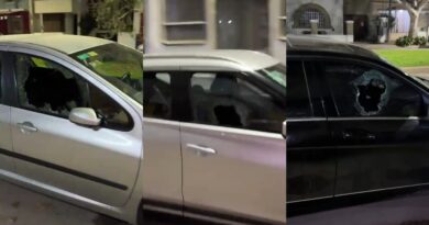 Vehículos dañados y un hombre herido por un ataque con piedras: un vecino redujo al agresor
