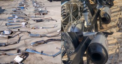 Intensifican los controles: ya secuestraron más de 120 escapes antirreglamentarios