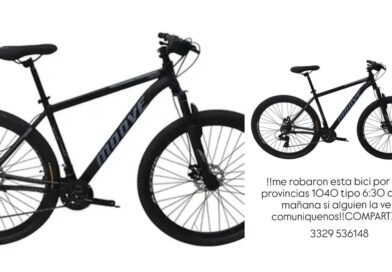 Difunden en redes sociales el robo de una bicicleta y piden ayuda para recuperarla