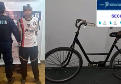 Detuvieron a un hombre con antecedentes por robar pertenencias del interior de un vehículo