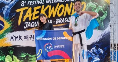 Dos oros para San Pedro: Bianca y Federico Cabrera brillaron en el Festival Internacional de Taekwondo
