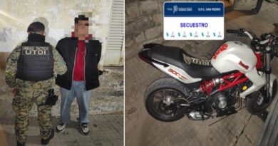 Detuvieron a un joven que circulaba en una moto con pedido de secuestro