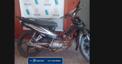 Secuestraron una motocicleta durante un operativo en Gobernador Castro