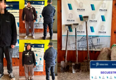 Tres hombres fueron aprehendidos mientras sustraían papas de un campo en Gobernador Castro