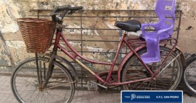 Hallaron una bicicleta abandonada