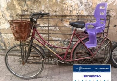 Hallaron una bicicleta abandonada