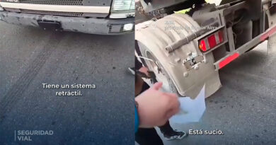 Ruta 9: detectaron a un camionero en San Pedro con un mecanismo para ocultar la patente