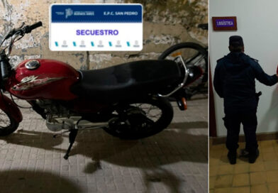 Detuvieron a un motociclista que circulaba en una moto con pedido de secuestro por hurto