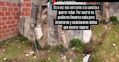 Nuevamente ingresaron a robar al Club Defensores