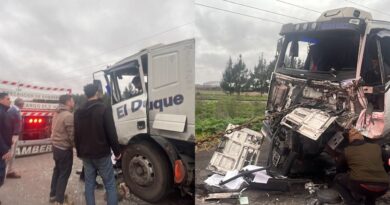 Ramallo: un camionero sampedrino quedó involucrado en un choque en el acceso a Ternium