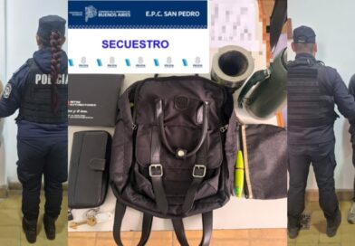 Dos personas fueron aprehendidas tras robar elementos de un automóvil