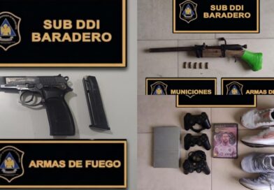 Allanaron cuatro viviendas por un robo y secuestraron armas, municiones y otros elementos