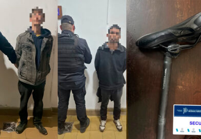 Aprehendieron a dos hombres tras el robo de un asiento de bicicleta