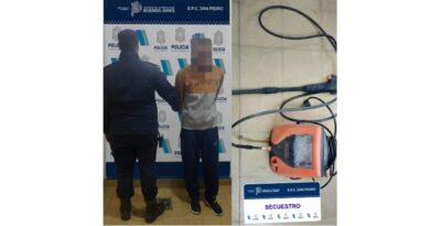Lo encontraron con una hidrolavadora y quedó detenido por tentativa de hurto