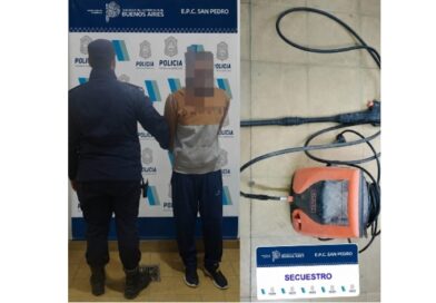 Lo encontraron con una hidrolavadora y quedó detenido por tentativa de hurto