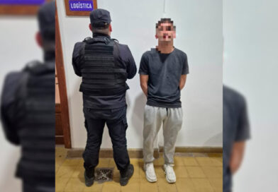 Aprehendieron a un hombre tras efectuar un disparo durante una discusión familiar
