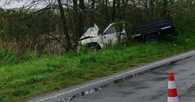 Despistó una camioneta en Ruta 41 y tres personas fueron trasladadas al Hospital