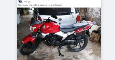 Robaron otra moto el fin de semana y su dueña pidió ayuda para encontrarla