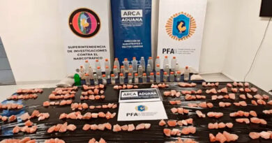 Golpe al narcotráfico en Zárate: secuestraron 52 kilos de MDMA valuados en USD 2,3 millones