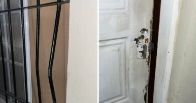 Denuncian daños en el ingreso de una vivienda y expresan preocupación por la inseguridad