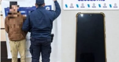 Aprehendieron a un hombre tras robar un celular en la zona de Bozzano y Bottaro