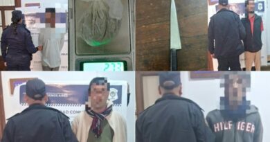 Marihuana, un arma blanca y una captura activa: cuatro procedimientos policiales