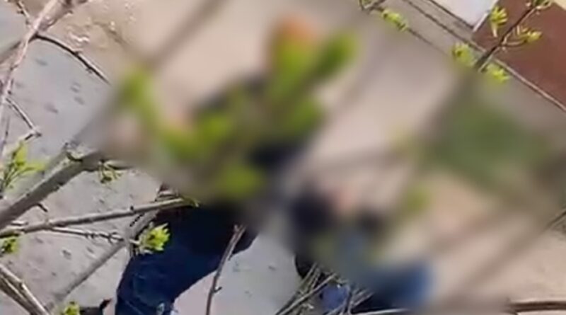 Video registra una agresión en medio de una denuncia por violencia familiar