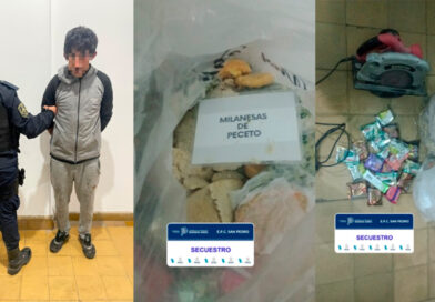 Aprehendieron a un hombre tras ingresar a un comercio y escapar por los techos