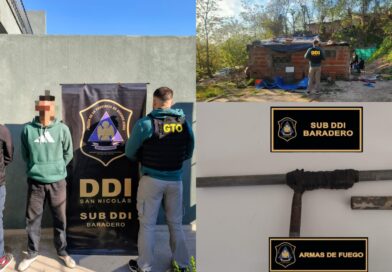 Aprehendieron a un hombre tras un allanamiento y secuestraron una “tumbera”