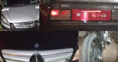Tres autos y seis motos retenidos durante controles de tránsito