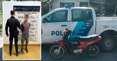 Robó una moto y fue detenido cuando escapaba por San Lorenzo al 2600