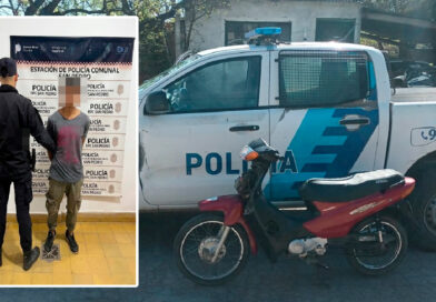 Robó una moto y fue detenido cuando escapaba por San Lorenzo al 2600