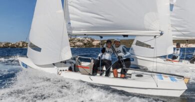 Julio Alsogaray y Malena Sciarra, subcampeones mundiales de Snipe en Menorca