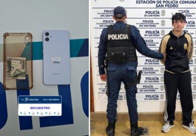 Le robó el celular a su pareja y terminó aprehendido tras un operativo policial