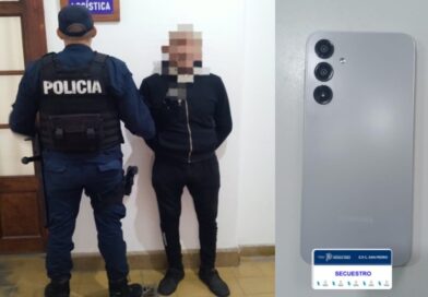 Un hombre de 67 años fue aprehendido tras robar un celular en una vivienda