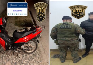 Detuvieron a un joven que circulaba en una moto con pedido de secuestro activo