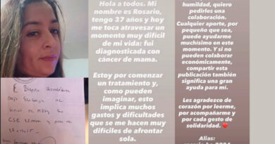 Rosario pide colaboración para afrontar su tratamiento por una grave enfermedad