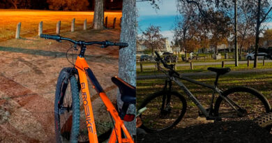 Robaron dos bicicletas del patio de una vivienda