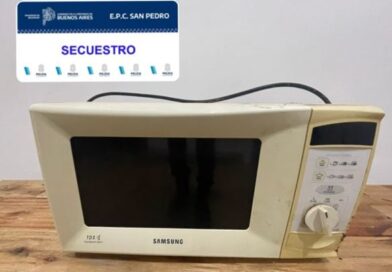 La Policía secuestró un microondas descartado por un hombre que escapó