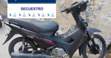 Hallaron una moto robada en la esquina de Benefactora Sampedrina y Güemes