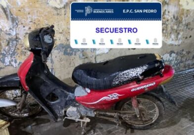 Dos adolescentes fueron aprehendidos con una moto que tenía la numeración del motor suprimida