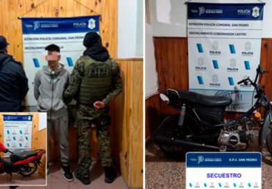 Secuestraron dos motos en Río Tala y Gobernador Castro por irregularidades