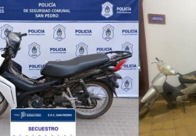 Recuperaron dos motos que habían sido robadas durante la madrugada