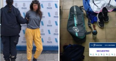 Aprehendieron a una mujer con elementos robados de la cantina del Club Independencia